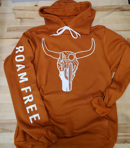 Roam Free Bella Canvas boho hoodie