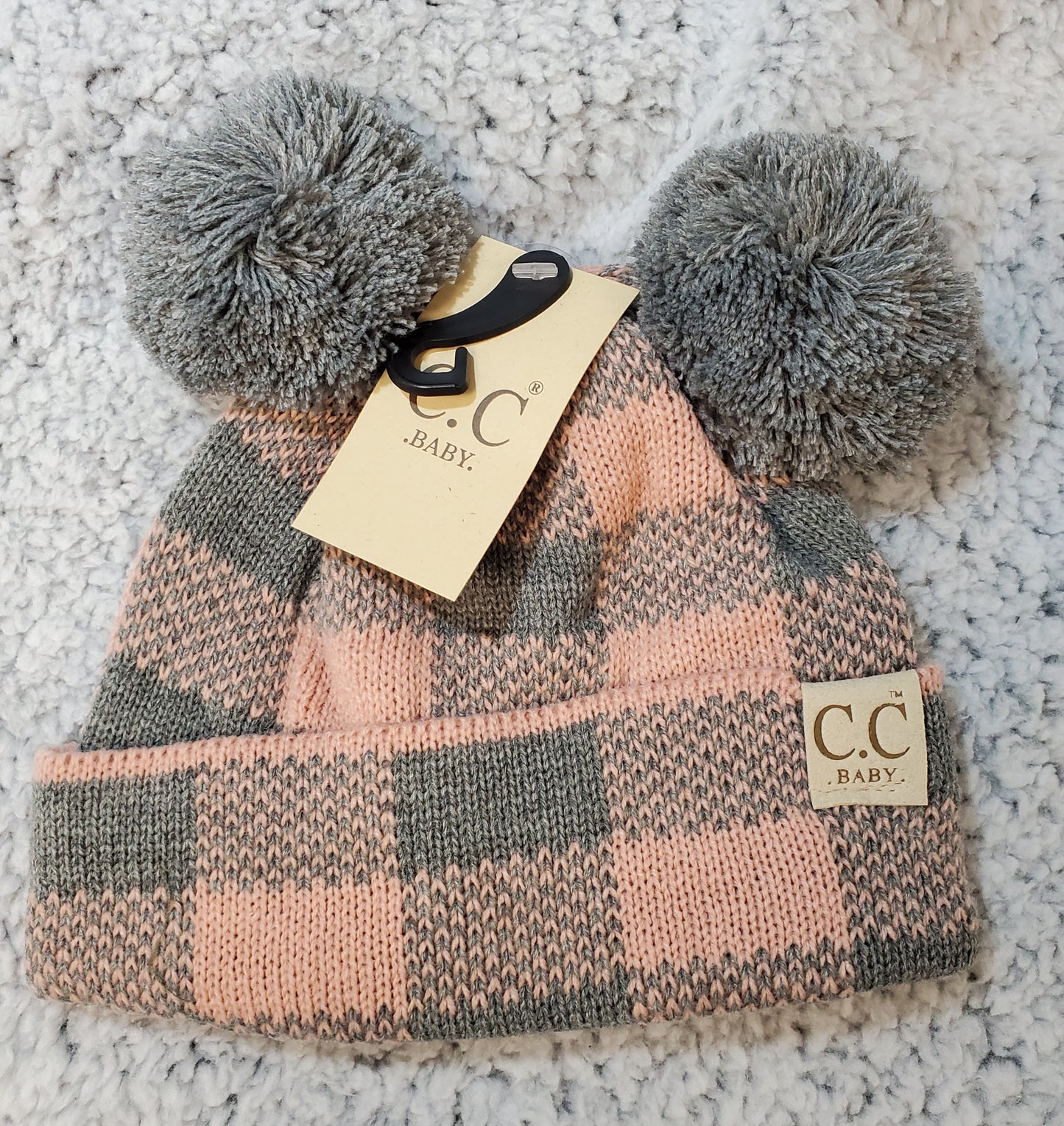 Custom Plaid Baby Beanie