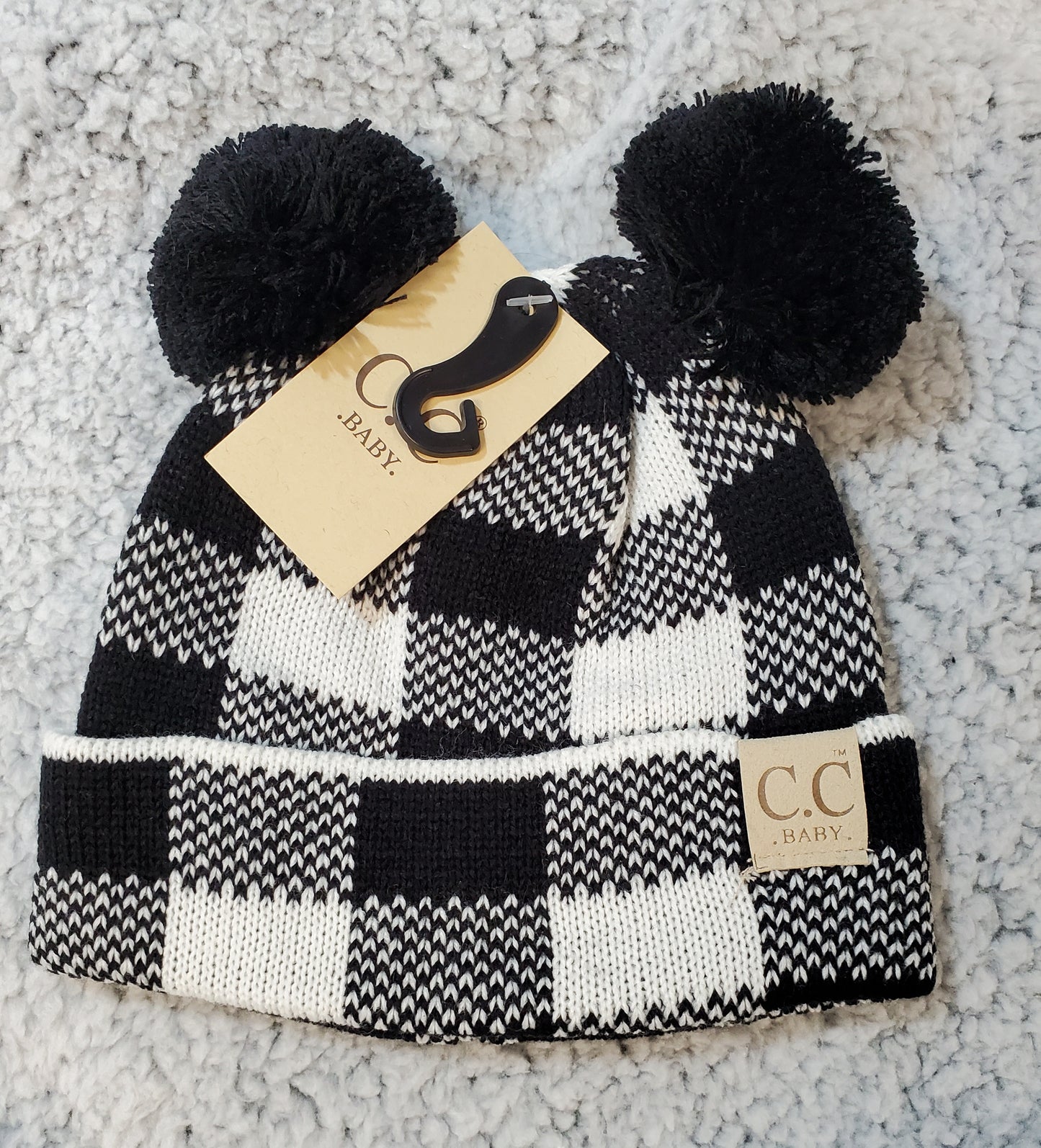 Custom Plaid Baby Beanie
