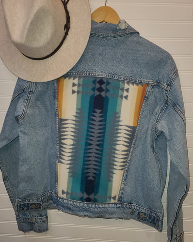 LARGE Cheif Joseph Jacquard Robe Slate