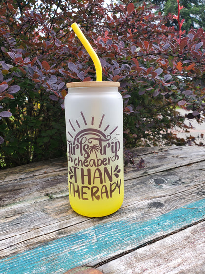 Girls Trip 20oz frosted Glass