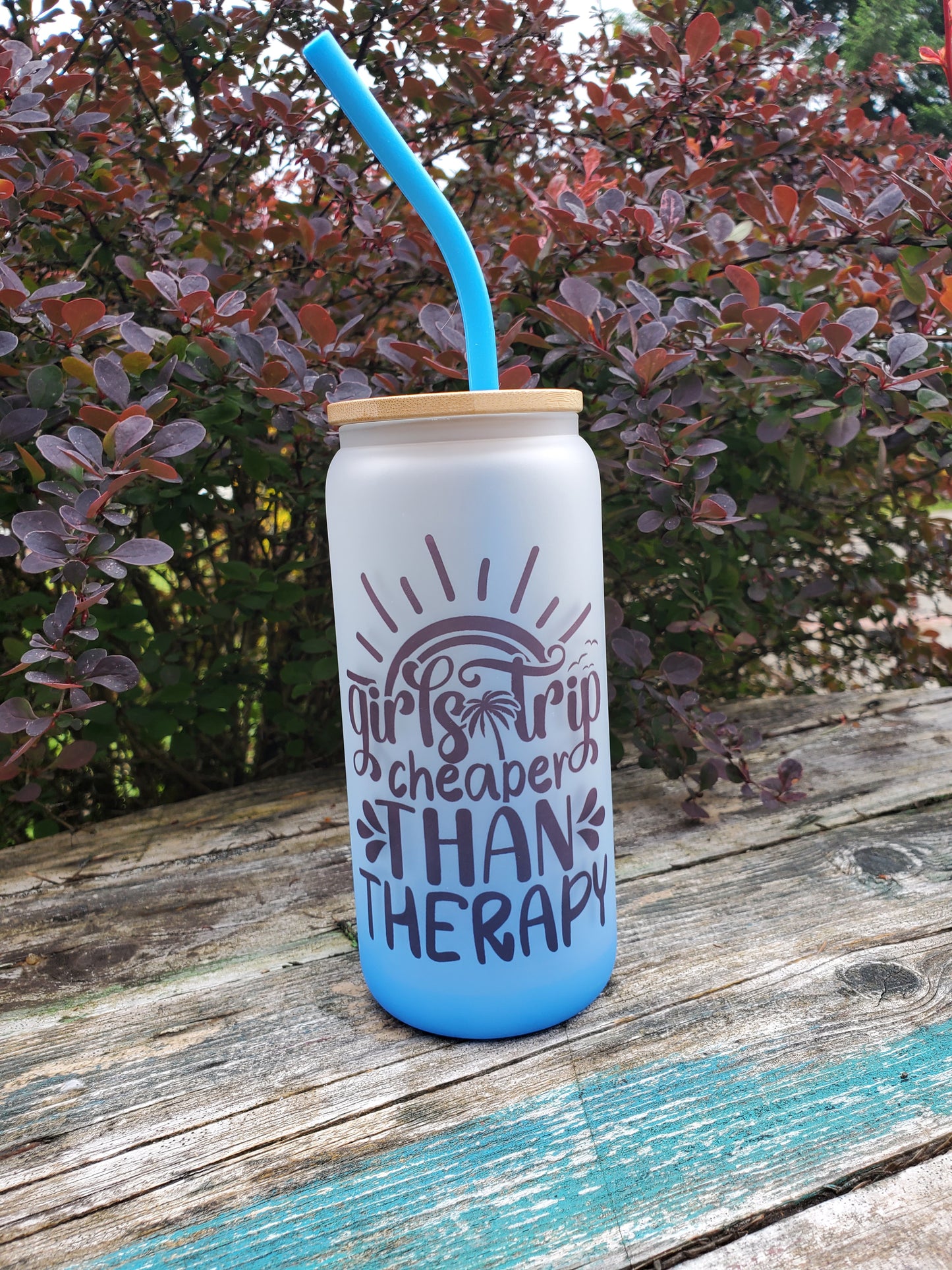 Girls Trip 20oz frosted Glass