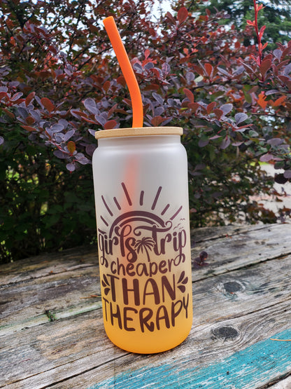 Girls Trip 20oz frosted Glass