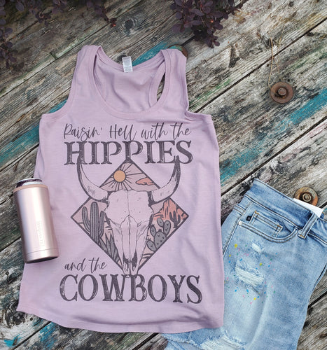 Hippies and Cowboys Tank