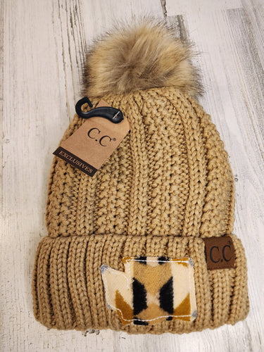 Beige Beanie