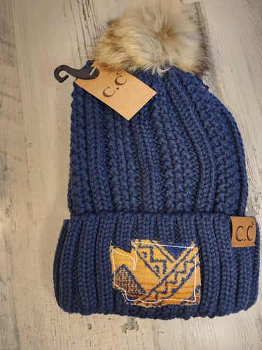 Navy  Beanie