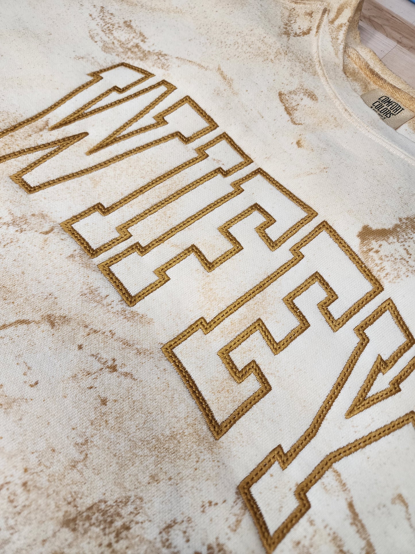 WIFEY Embroidered Crewneck Sweatshirt