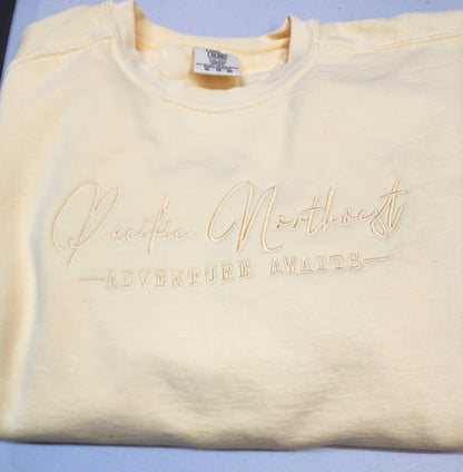 Pacific Northwest embroidered crew.