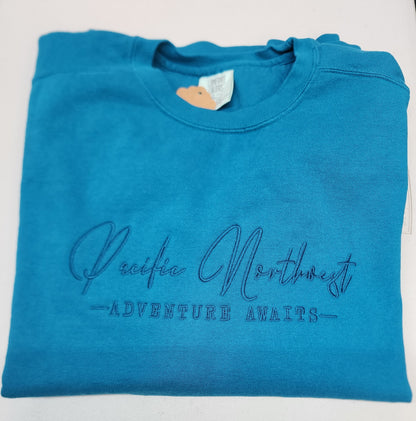 Pacific Northwest embroidered crew.