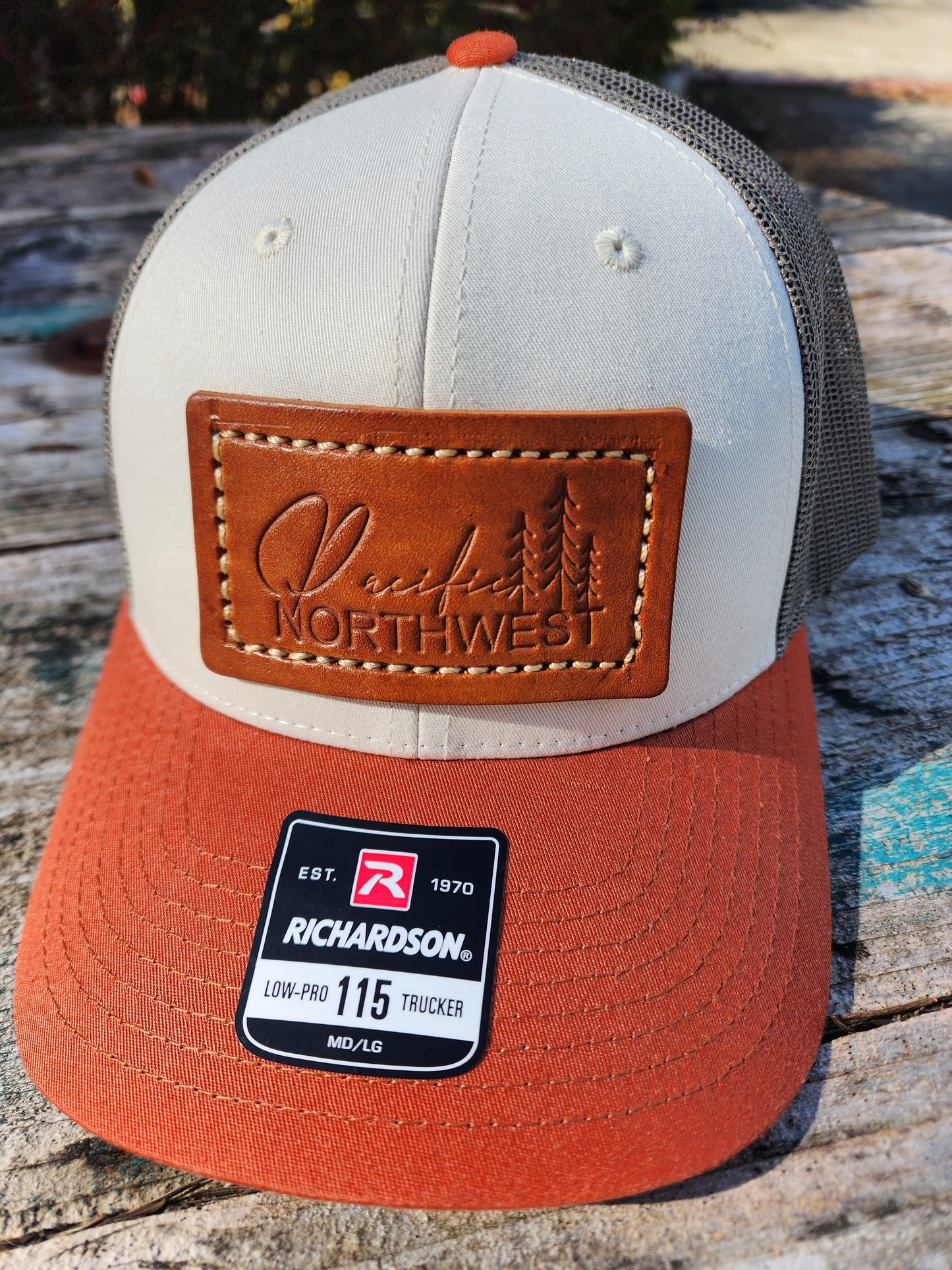 Pacific Northwest leather patch