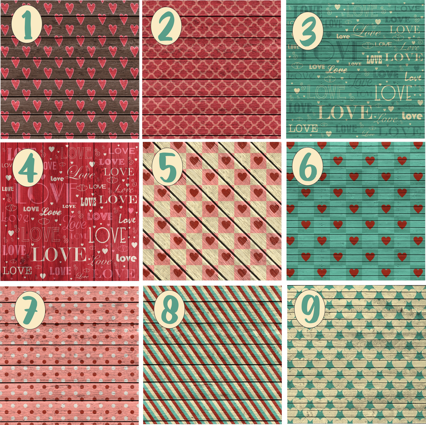 Valentine Pattern Vinyl