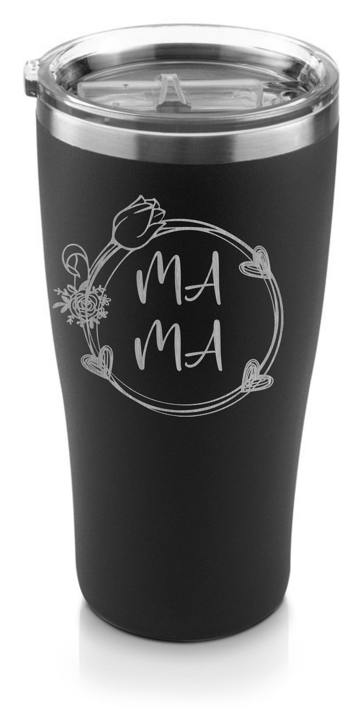 Mama 20 oz Tumbler laser Engraved Tumbler