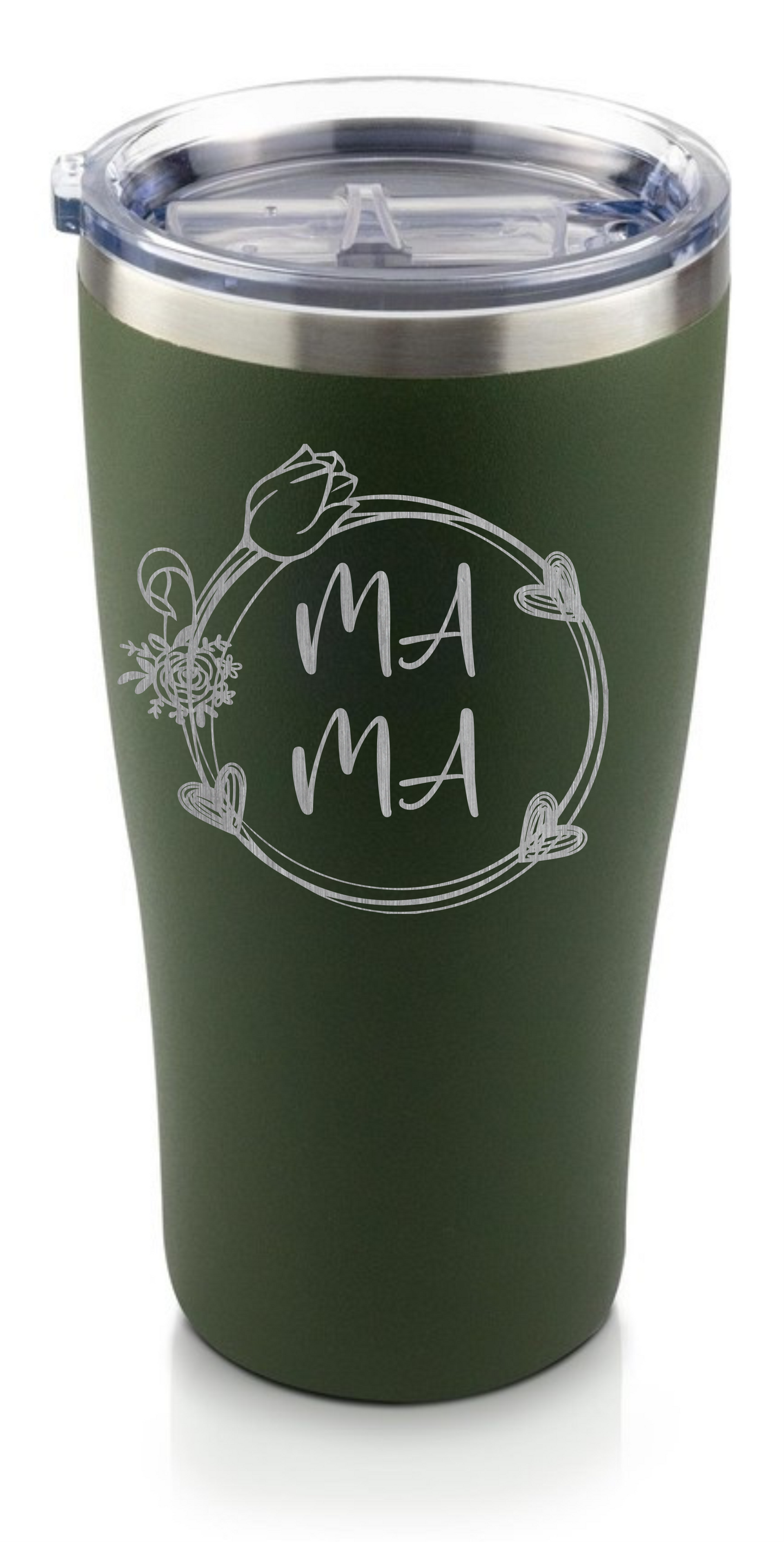 Mama 20 oz Tumbler laser Engraved Tumbler