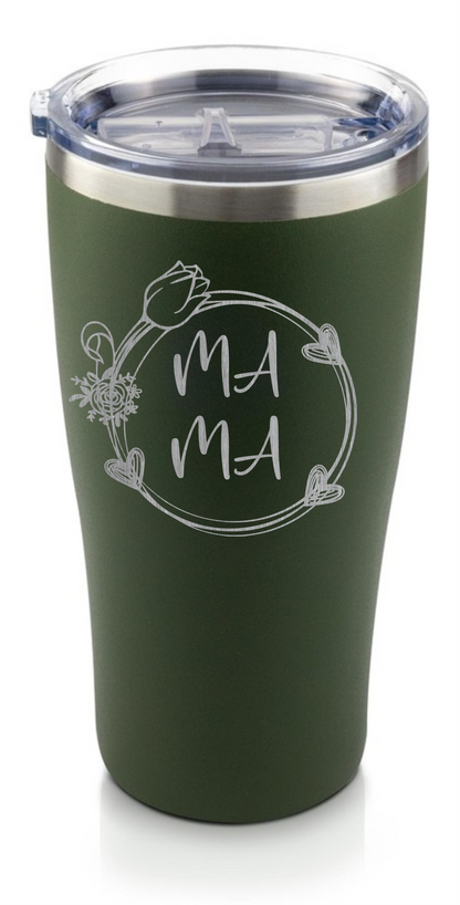 Mama 20 oz Tumbler laser Engraved Tumbler