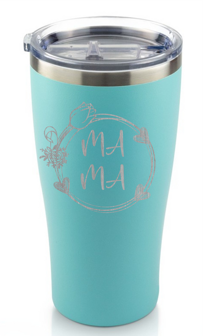Mama 20 oz Tumbler laser Engraved Tumbler
