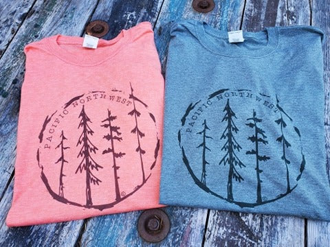 PACIFIC NORTHWEST Tree T shirt