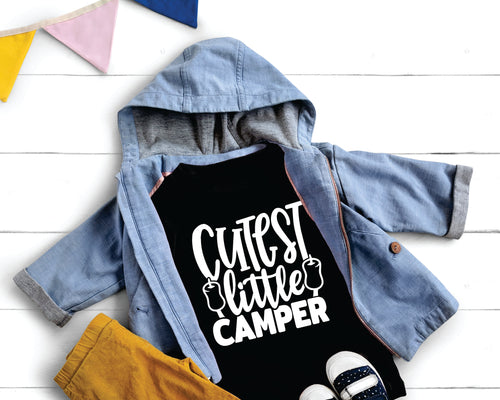 Cutest Little Camper youth t shirt